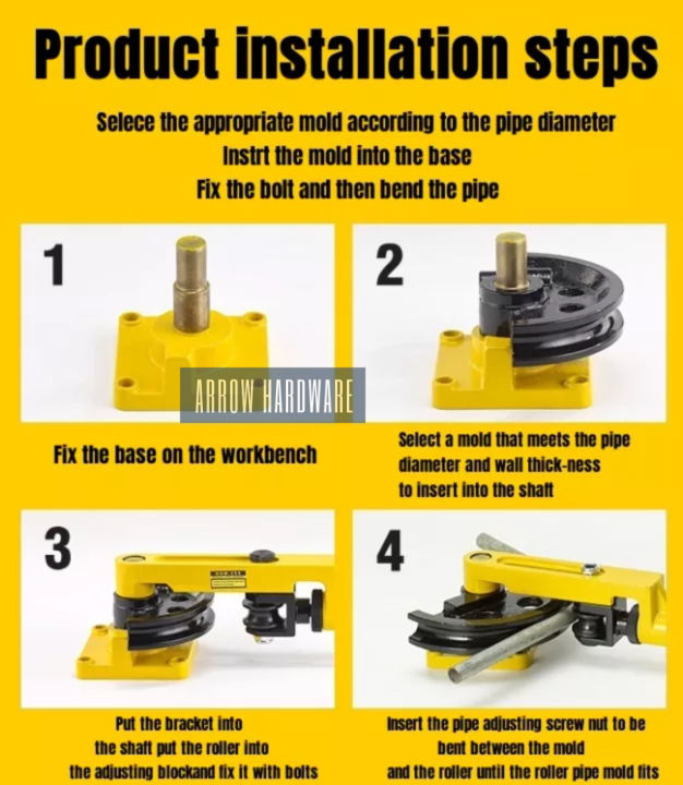 SWG-25%202%20Inch%20Manual%20Pipe%20Bender%20Steel%20Pipe%20Heavy%20Duty%20Manual%20Type%20Hand%20Tube%20"U"%20Bending%20Tools%20Iron/Steel/Ccopper/Aluminum%20Tube%20Bending%20Machine%20Manual%20Bender%20-%20Image%204