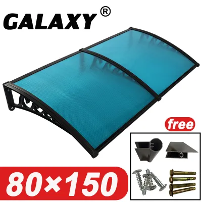 Awning Canopy Heavy-Duty Sturdy Frame Waterproof Fabric Sun Rain Shade Canopy Tent Portable Outdoor Shelter Ideal for Camping Gathering Market Stall Farm and Residential Outdoor Space