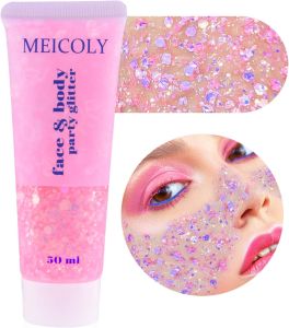 250th Red White and Blue Patriotic Face GlitterFourth of July Star Hair Glitter4th of July Outfits for WomenUSA Flag Body Glitter for Independence Day Veterans Day