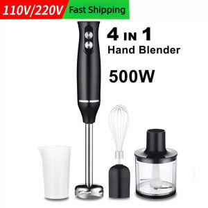 110v 4 in 1 Electric Hand Blender Vegetable Juicer Mixer Processor Stick Kitchen Whisk Milkshake Set