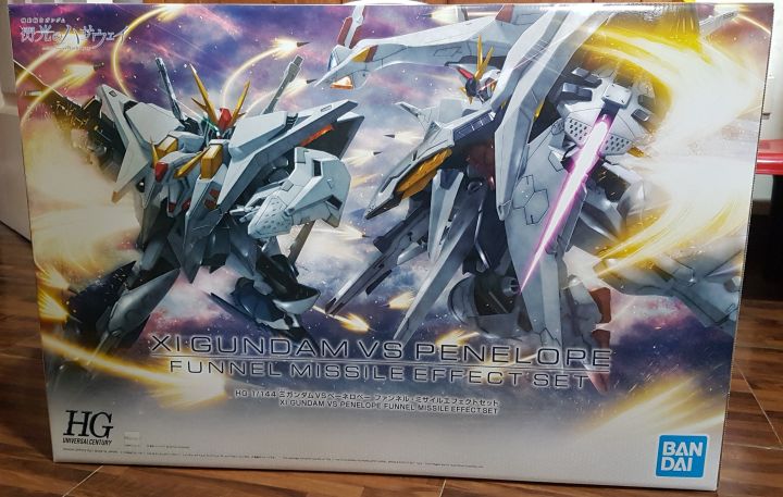 Authentic Bandai 1/144 HGUC XI GUNDAM VS Penelope Funnel Model Kit