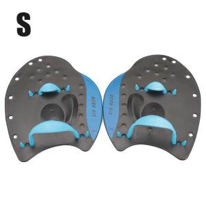 1Pair Swimming Hand Paddles Adjustable Correction Hand Fins For Adult And Children