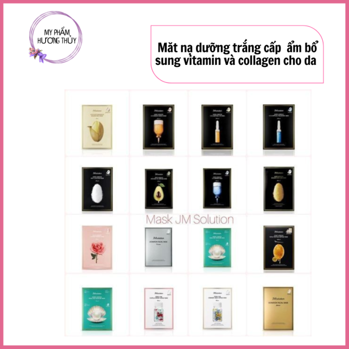 Mặt nạ JM Solution Dưỡng Trắng Căng Bóng Da
