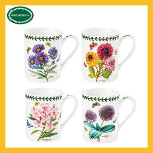 【Portmeirion】 Botanic Garden Mug Set of 4 New Motifs 350ml