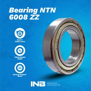 Laker Bearing 6008 zz NTN Bearing Peredam Mesin Yanmar INB Original NTN