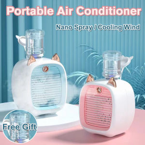 USB Mini Air Cooler Portable Desktop Personal Cooling Fan Arctic Air Tabletop Quiet Energy Efficient Air Conditioner for Office Home