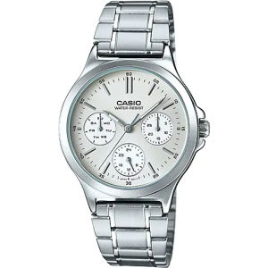 Casio นาฬิกาข้อมือผู้หญิง 6 เข็ม สายสแตนเลส รุ่น LTP-V300 ของแท้ประกันศูนย์ CMG