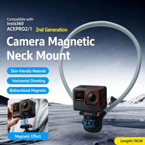 BEIZIYE Quick-Release Silicon Neck Mount Magsafe Neck Phone Holder for Gopro Insta360 DJI Action Camera