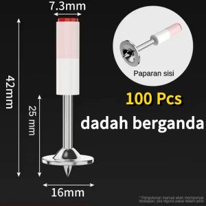 Manual Steel Nails Gun (Free 50 Nails) Concrete Rivet Tool Steel Rivet Gun Tufting Gun Wall Wire Puncher Dinding