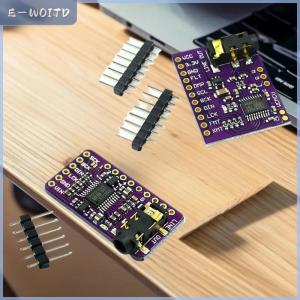 【E-WOITD】 บอร์ดเครื่องเสียงดิจิทัล PCM5102ออดิโอสำหรับเครื่องเล่นบอร์ดดิจิทัลโมดูลต่อประสาน PCM5102A I2S 1ชุด