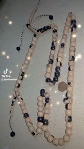 Tasbih PREMIUM KAYU ZAITUN Imported from Saudi 8mm and 99 Biji Length 50cm