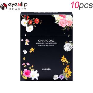 [EYENLIP] Moisture Essence Mask x 10pcs #Charcoal