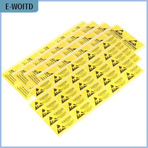 【E-WOITD】 40Pcs Caution Sticky Sticker Adhesive Warning Label ESD Static Sensitive Device