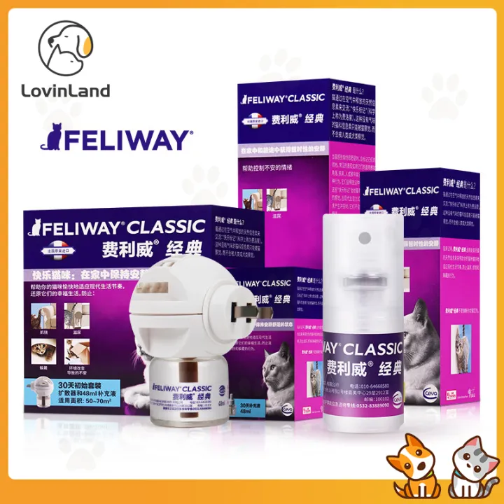 Feliway Classic Spray Cat Calming Pheromone Spray In The Home