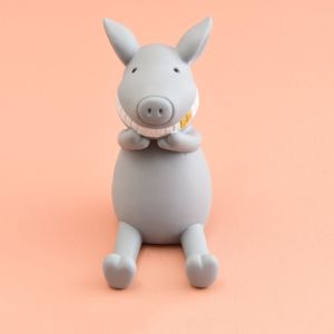 SFHDF Resin Cartoon Phone Holder Figure Toys Anti-slip Cell Phone Bracket Smartphone Holder Statue Pig Mobile Phone Stand Phone Accessories