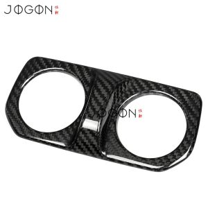 OnlyF U For Jeep Wrangler JL JLU Gladiator JT 2019-2025 Carbon Fiber Car Interior Rear Back Seat Air Vents Bezel Cover Trim Accessories 2Z5B1