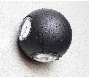 Modern Nordic Style Wall Light Round Waterproof IP6585-265V Aluminium Wall Light for Garden Corridor Doorway Aisle Stairs Living Room Bedroom Bathroom Kitchen