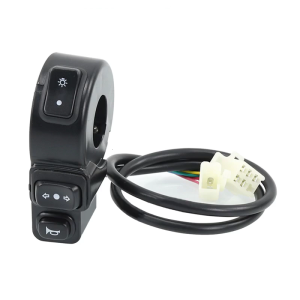Motorcycle Head Light Turn Switch Motorcycle Headlight Horn Turn ON/Off Control Switches 3-in-1 Light Horn Turn Switch