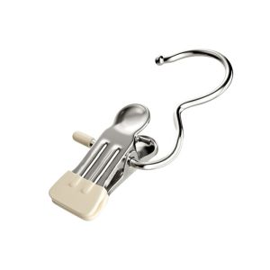 Drying Rack Non-marking and Non-damaging Clothespin 10pcs Storage Soft and Non-slip Aesthetics