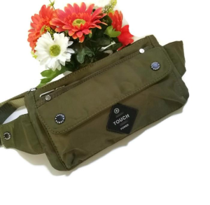 TOUCH กระเป๋าคาดเอว ผ้ากันน้ำ วัสดุแข็งแรง แบ่งช่อง จัดระเบียบสวยงาม - (#5335) Touch กระเป๋าคาดเอว หลากช่อง + ช่องกลาง จัดระเบียบเพิ่ม 3 ช่อง สวยงาม ผ้าดีกันน้ำ สวยแข็งแรง (สีดำ) กระเป๋า คาดเอว กัน น้ำ