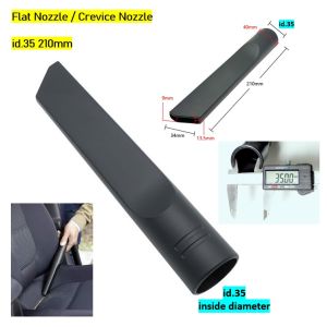 Flat Nozzle Vacuum Cleaner Aksesoris Crevice Nozzle id.32 id.35 id.36 id.44 Spare Part id32 id35 id36 id44