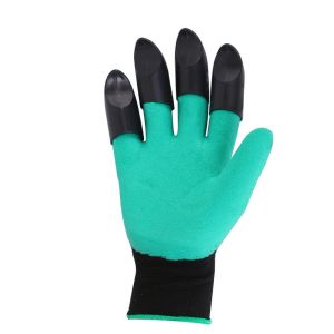 Garden gloves with claw Rubber gloves Garden dig planting waterproof outdoor l work gloves ABS Plastic 4/8 claw