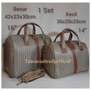 Tas Pakaian untuk wanita Polo Interclub besar&kecil 1set .