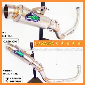 KNALPOT RACING JRM JOYO RACING MUFFLER SATRIA FU SONIC 150 MX 135 JUPITER Z MIO VARIO BEAT