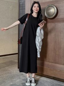 Váy Đầm Suông Gân Tăm To Chất liệu cao cấp Có Bigsize 105KG Bầu Cũng mặc được