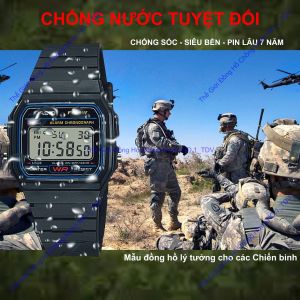 Đồng Hồ Điện Tử CA.S|.O Chống Sốc 1 Hàng Malaysia Chống Nước Tuyệt Đối Pin Lâu 7 Năm Đầy Đủ Chức Năng Chống Sốc Siêu Bền