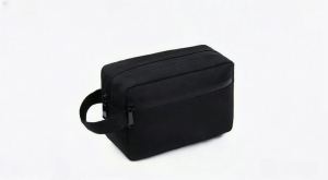DSYSC Travel Toiletry Bag for Women & Men Small Makeup Bag Water-Resistant Cosmetic Bag Cosmetic Pouch Traveling Dopp Kit Travel Essentials Accessories Black