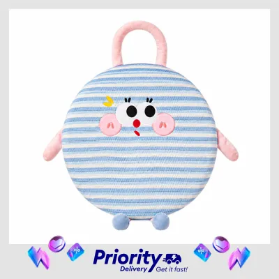 Cute Feet Round Seat Cushion Memory Foam Seat Cushion Convenient Carry Handle 4 Colours Available