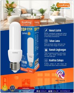 Ricstore Lampu led bohlam murah top stick super terang Ecoking