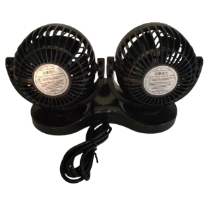 KIPAS ANGIN MOBIL LED DOUBLE HEADED FAN 12/24 VOLT