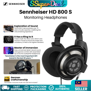 Sennheiser HD 800 S Over Ear Audiophile Reference Headphones HiFi Measured Against Flagship Dynamic Premium Sound