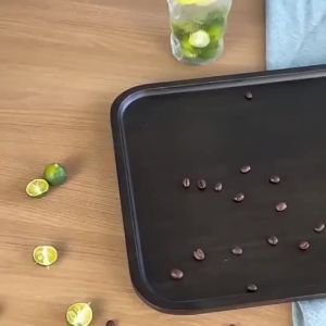 [Yuanyi] 日式楠竹托盘 家用放茶杯水杯杯子茶盘 客厅日式简约长方形水果餐盘 创意圆盘 点心盘 餐盘 茶点盘 实木托盘Japanese Style Bamboo Tray