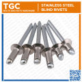 TGC 100/50PCS Stainless Blind Rivets 1/8 5/32 3/16 inches Pop Rivets ...