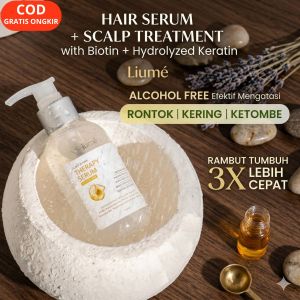 Lume Scalp Hair Therapy Serum Grow Tonic Non Paraben Anti Rontok Rambut Bercabang Ketombe Kering Lumecolors Original BPOM