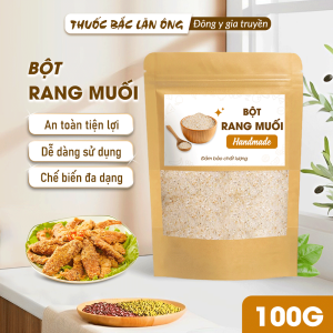 Bột rang muối 100g bột gia vị gà rang muối ếch tôm bề bề chuẩn vị - Lãn Ông