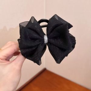 Kẹp tóc nơ phồng bồng bềnh kẹp nơ bong bóng phong cách tiểu thư Hàn Quốc sang trọng