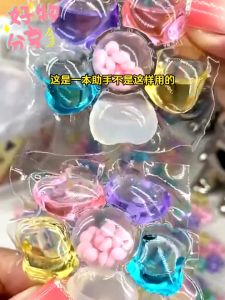 100PCS 6in1 Laundry Pods Fresh Fragrance Water Soluble Laundry Beads Easy Cleaning Capsules