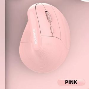 Chuột Không Dây Xunfox H5 - Chuột Dọc Kết Nối 2 Chế Độ Bluetooth Và 2.4G Kèm Pin Sạc