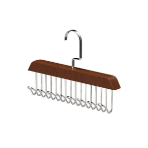 Solid Wood Hanger Hook Women Storage Bra Hanger Household Belt Hanger Durable 8 Hooks Rack Closet Clothes Organizer Storages