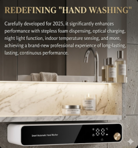Smart Automatic Soap Dispenser 3rd GenTouchless Infrared Sensor Foam Machine Wall-Mounted Recharging