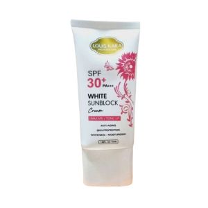 Kem chống nắng Louis Kara White Sunblock Cream NL161 giúp bảo vệ da SPF 30+ PA+++ dưỡng trắng 50ml