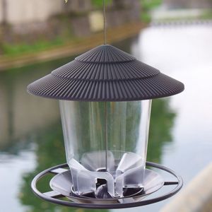 CHENJIE Treo Kiểu nhà Động vật bay Trạm cho ăn Cho thú cưng Vườn Đồ cho chim Hộp đựng thức ăn Dụng cụ cho ăn Máy cho chim ăn