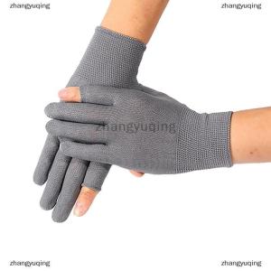[COD] zhangyuqing Nylon Breathable Touch Screen Gloves Half Finger Full Finger Gloves Outdoor Mitten Work Thin Gloves Shooting Mitten