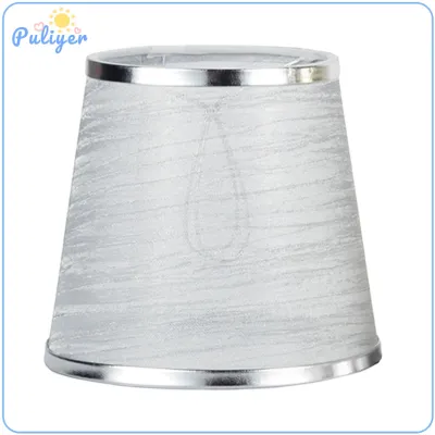 Kesoto Cloth Lampshade Cover Lightweight Decorative Portable Transparent Lamp Shade for Pendant Light Bar Ceiling Lamp Decor Wedding