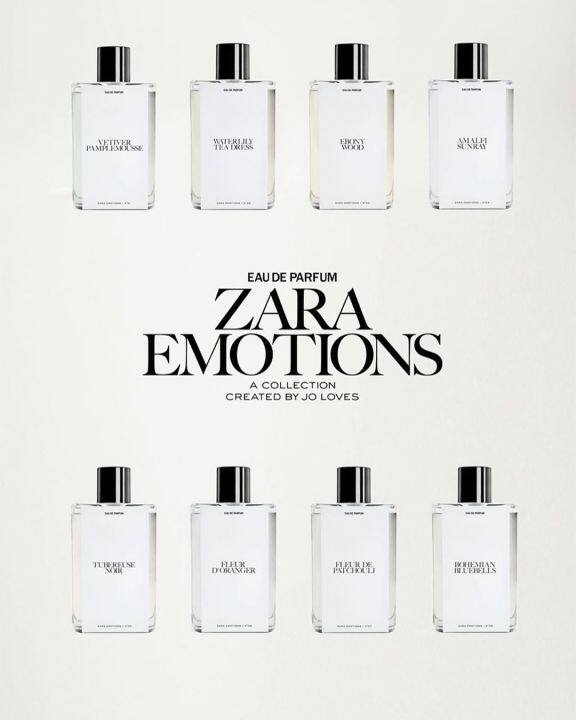 Best Seller Zara Emotions Collection x Jo love Perfume Litmited