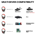 Allan Gaming Headset With Microphone Noise Cancellation Headset Over Ear Headphones With Soft Ear Muff Video Games Headphones. 